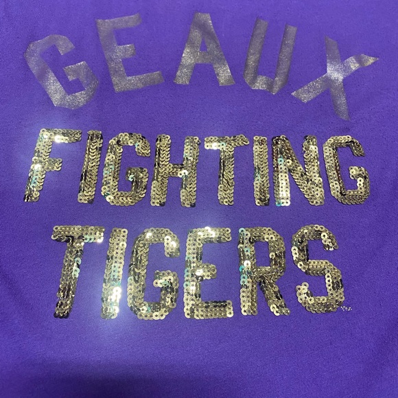 LSU Tigers Pink VIctorias Secret Top size Medium - Picture 2 of 5